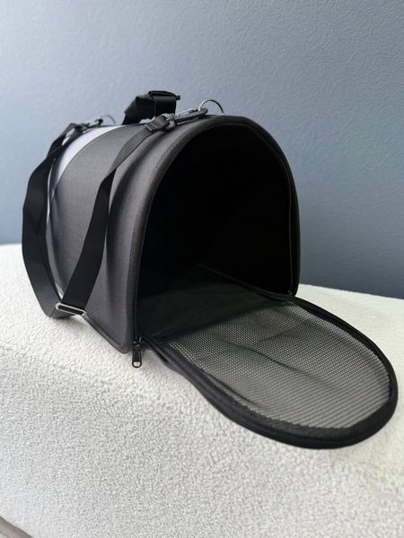 Переноска для собак и котов "Комби" чёрно-серая frаrame_carriers-сarrying_combi_xs_black-gray фото