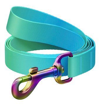 Повідець для собак Waudog Nylon Recycled градієнт блакитний  povidets-hradiient-blue-s фото
