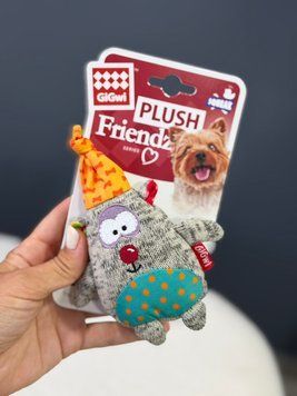 Игрушка для собак Медведь с пищалкой GiGwi Plush toy-plush-friendz-bear фото