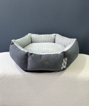 Лежак для собак та котів &laquo;Лапушка&raquo; сірий світлий  lapushka-luxury-lightgrey-xs фото