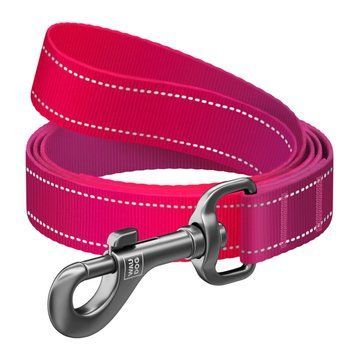 Повідець для собак нейлоновий Waudog Nylon Mono світловідбивний рожевий povidets-nylon-mono-pink-s фото