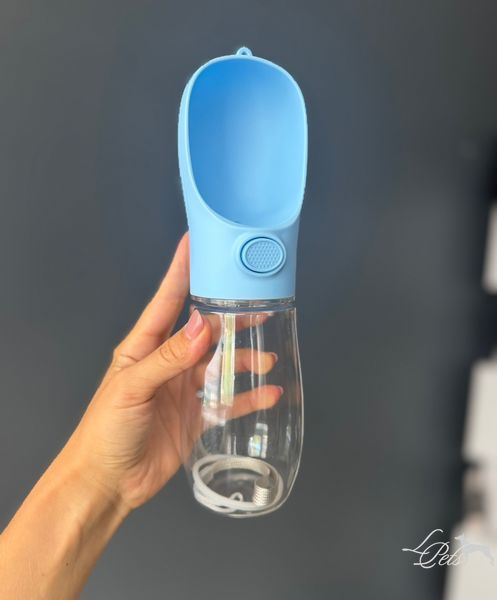 Портативная поилка для собак и котов accessories-portable-drinking_bowl_m_turquoise фото