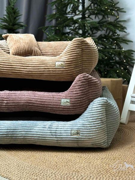 Диван для котів та собак "Foxy" велюр + чохли бежевий sofa-foxy_s_velour_beige фото