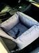 Автокрісло для собак та котів Оксфорд ciрий car_seat-oxford_s_gray фото 3