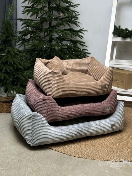 Диван для собак та котів "Foxy" велюр + чохли рожевий sofa-foxy_s_velour_pink фото