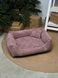 Диван для собак та котів "Foxy" велюр + чохли рожевий sofa-foxy_s_velour_pink фото 1