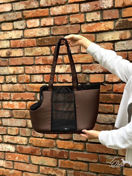 Сумка-переноска для собак и котиков &laquo;Summer&raquo; коричневая soft_bag-summer_s_brown фото