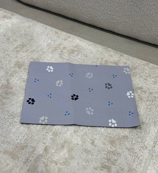 Коврик под тарелки прямоугольный kylymok-pid-tarilochky-greyblue  фото