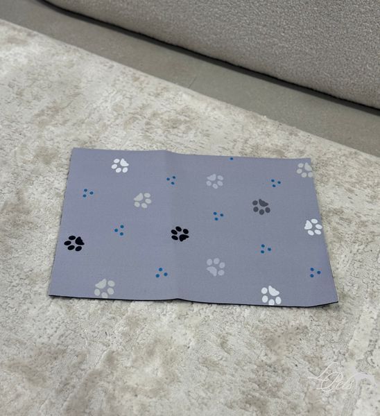 Килимок під тарілочки прямокутний  kylymok-pid-tarilochky-greyblue  фото
