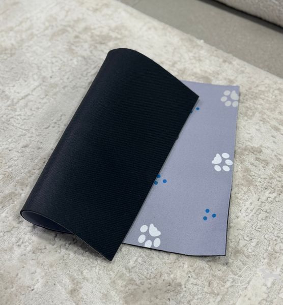 Килимок під тарілочки прямокутний  kylymok-pid-tarilochky-greyblue  фото