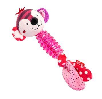 Іграшка для собак Мавпочка з пискавкою Suppa Puppa ihrashka-mavpochka-z-pyskavkoi-pink фото