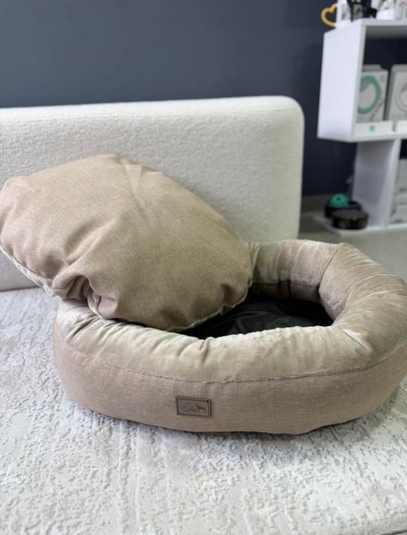 Лежак для собак и котов &laquo;Снуппи&raquo; бежевый sofa-snoopy_m_beig фото