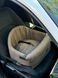 Автокрісло для собак та котів "Комфорт" сіро-коричневий car_seat-comfort_s_brown фото 1
