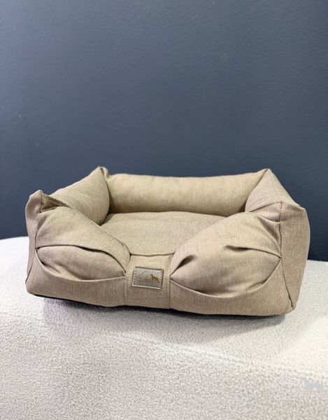 Диванчик-бантик для собак и котов бежевый sofa-bow_s_beige фото