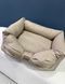 Диванчик-бантик для собак и котов бежевый sofa-bow_s_beige фото 3