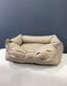 Диванчик-бантик для собак и котов бежевый sofa-bow_s_beige фото 2