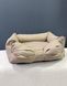 Диванчик-бантик для собак и котов бежевый sofa-bow_s_beige фото 1