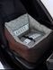 Автокрісло/лежак для собак та котів бавовна коричневий car_seat-cotton_lounger_s_brown фото 5