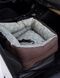 Автокрісло/лежак для собак та котів бавовна коричневий car_seat-cotton_lounger_s_brown фото 4