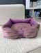 Диванчик-бант для собак и котов фиолетово-розовый sofa-bow_s_violet фото 2