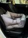 Автокресло/лежак для собак и котов Оксфорд серый car_seat-oksford_lounger_s_gray фото 3
